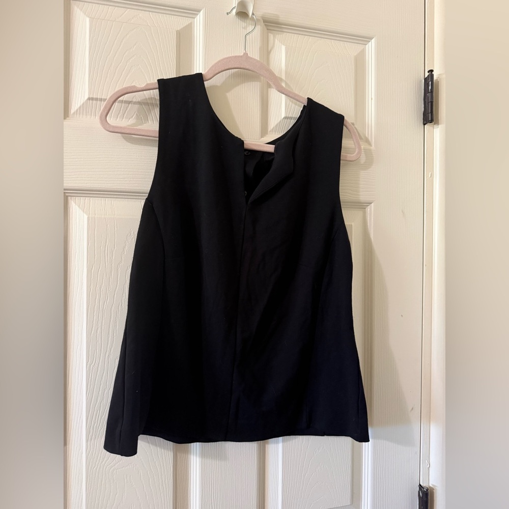 CAbi Black Sleeveless Shell Top